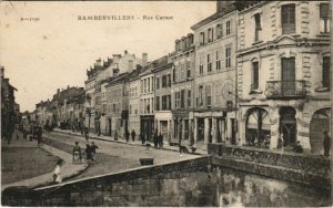 CPA RAMBERVILLERS - Rue carnot (119821)