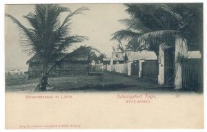 Germany Colonies West Africa Togo 1899 Unused Postcard Lome Sandy Street Seaside