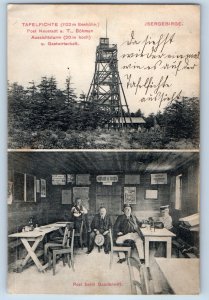 Germany Postcard Post Office Neustadt am Taunus Bohemia Observation Tower c1910
