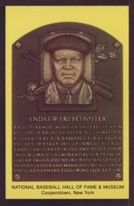 Andrew Foster Baseball Hall Fame Post Card 3271