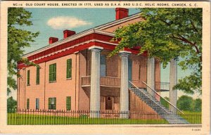 Postcard COURT HOUSE SCENE Camden South Carolina SC AN0246