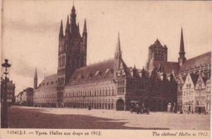 Belgium Ypres Halles aux draps en 1912