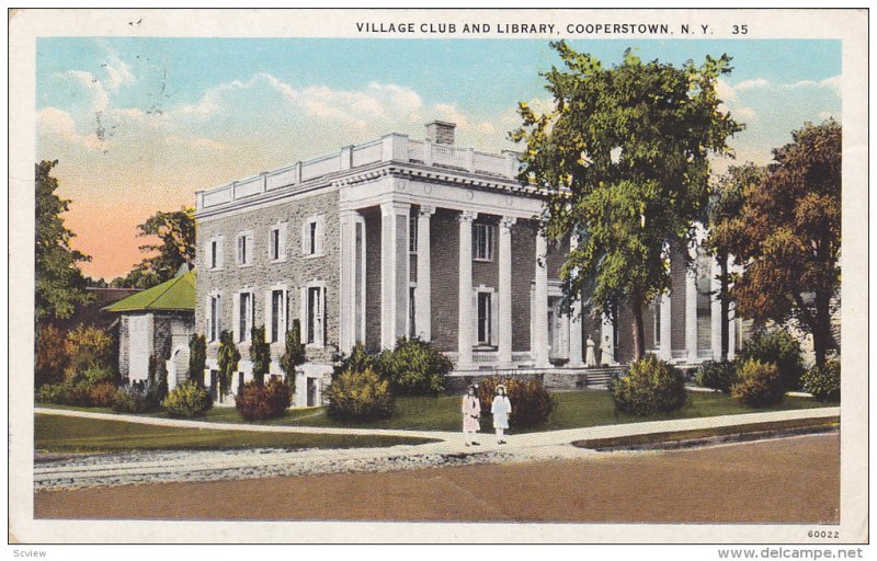 Village Club & Library , COOPERSTOWN , New York , 00-10s