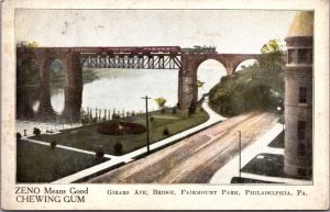 Zeno Chewing Gum PC Girard Ave Bridge Fairmount Park Philadelphia Pennsylvania