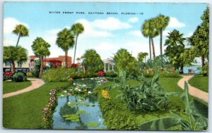 Postcard - Water Front Park - Daytona Beach, Florida