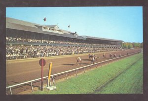 LIXINGTON KENTUCKY KEENELAND RACE COURSE TRACK HORSE RACING VINTAGE POSTCARD