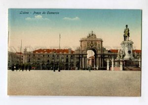 299848 PORTUGAL LISBOA Praca do Camercia Vintage postcard