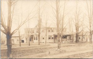 Shoreham Vermont~Big House~Christmas Greetings from Dr Howard~1909 RPPC