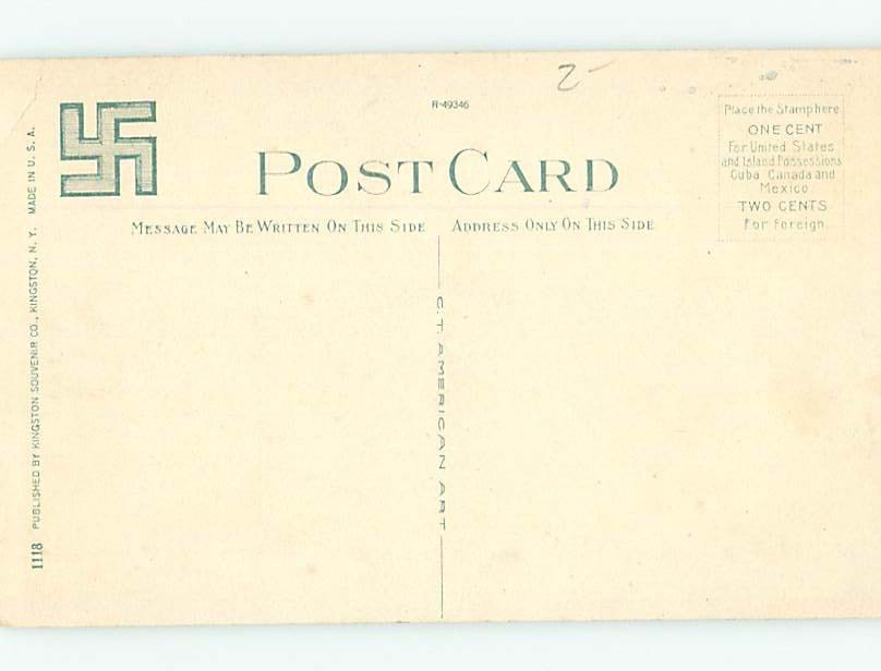 WBorder BRIDGE SCENE Ashokan Reservoir Shokan & Woodstock New York