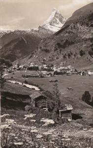 Switzerland Zermatt und Matterhorn 1946 Photo