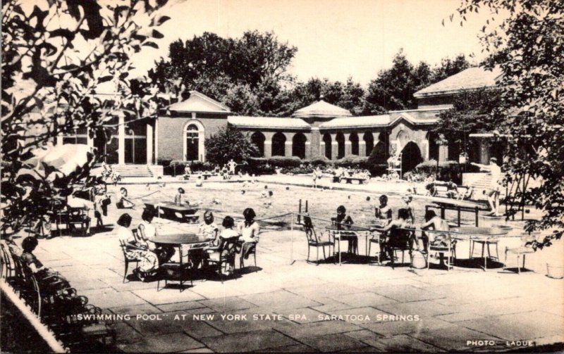 New York Saratoga Springs Swimming Pool At New York State Spa