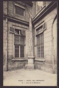 Sundial Court,Hotel Des Monnaies,Paris,France Postcard 