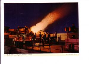 Soldiers Shooting Cannon at Night, Old Fort Henry, Kingston, Ontario, Photo E...