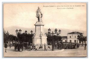 Italy Reggio Calabria Monumentoa Garibaldi after Earthquake Dec.28,1908