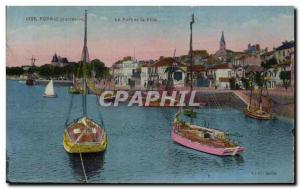 Old Postcard Pornic The Port And The City Charter