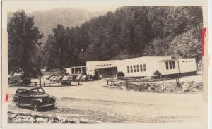 North Carolina NC Postcard c1940s FONTANA Shopping Center Real Photo RPPC