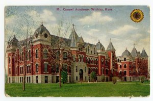 Postcard Mt. Carmel Academy Wichita Kans. Kansas Standard View Card