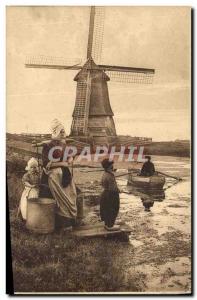 Postcard Old Windmill