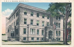 YMCA Building in Batavia, Genesee County NY, New York - WB