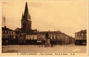 CPA Ligny-en-Barrois - Place Nationale - Rue de St-Dizier (1036736)