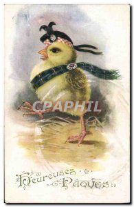 Old Postcard Easter Chick