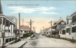 Provincetown Cape Cod MA Cottages at East End c1910 Postcard #2