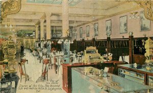 Los Angeles California Oriental Cafe #22283 Interior C-1910 Postcard 21-10052