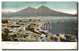 Old Postcard Panorama Napoli