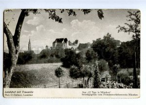 191309 GERMANY LANDSHUT mit TRAUSNITZ Vintage postcard