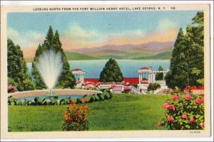 Lake George NY from Fort William Henry Hotel