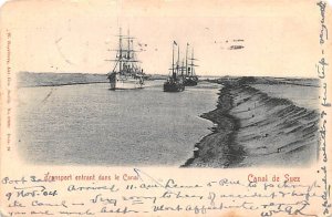 Canal de Suez Egypt, Egypte, Africa 1904 Missing Stamp 