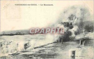 Old Postcard Caudebec-en-Caux The Bore