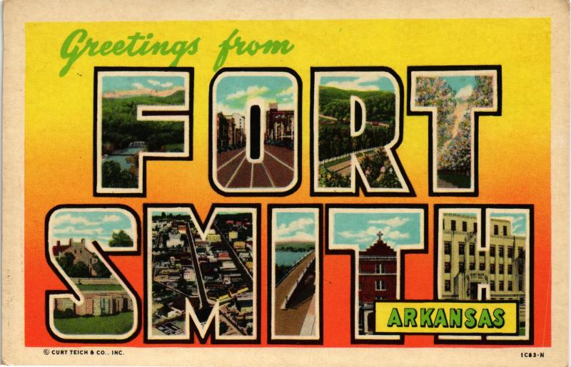 FORT SMITH ARKANSAS LARGE LETTERS