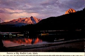 Idaho Sawtooth Sunrise At Redfih Lake