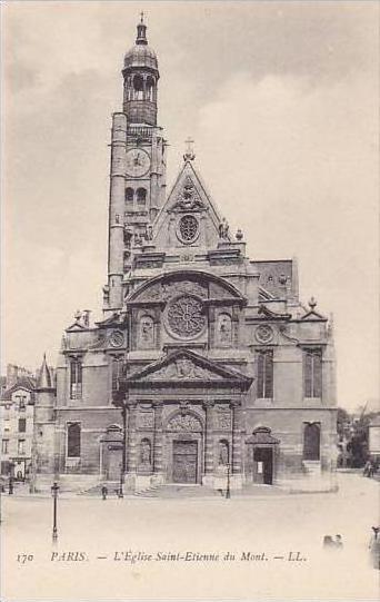 France Paris L'Eglise Saint-Etienne du Mont