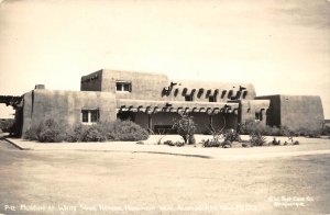 RPPC White Sands Nat'l Monument Museum, Alamogordo, NM c1940s Vintage Postcard