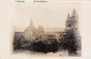 Viborg Cathedral Denmark Real Photo Postcard