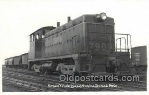 Grand Trunk Diesel Engine, Durand, MI, Michigan, USA Train Railroad Station D...