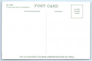 2 Postcards GUANGZHOU Guangdong Province China ~ HAIZHU BRIDGE Birdseye 4x6 