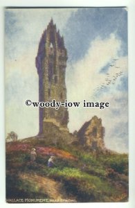 ar0327 - Wallace Monument, Nr. Stirling - Artist - Unknown - postcard - Tuck's