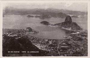 Brazil Rio de Janeiro Vista Do Corgovado Real Photo