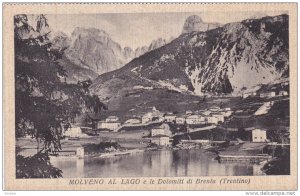 MOLVENO e il Suo Lago (Trentino) ,  Italy , 1910s e le Dolomiti di Brenta