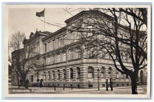 Kristianstad Scania Sweden Postcard Kristianstad Masonic Hotel 1930 RPPC Photo