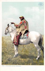 A53/ Native American Indian Postcard c1910 Judge George Rustler Assinaboine 7