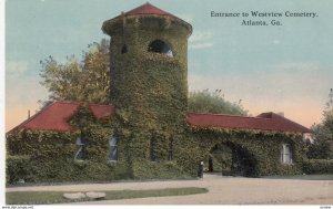 ATLANTA, Georgia , 1900-10s ; Entrance to Westview Cemetery