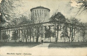 c1900 Ohio State Capitol - Columbus Vintage Postcard