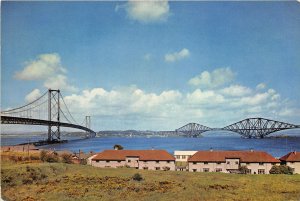 uk44069 forth bridges from from south queensferry west lothain scotland uk