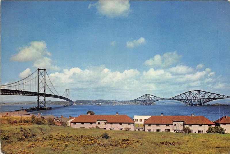 uk44069 forth bridges from from south queensferry west lothain scotland uk