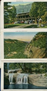 Chimney Rock Section Western North Carolina nc postcard folder foldout #3