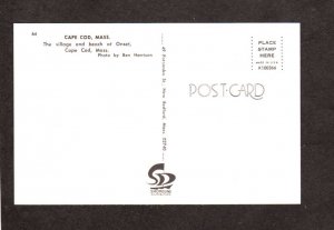 MA Village Beach Onset Cape Cod Mass Massachusetts Postcard PC Harbor